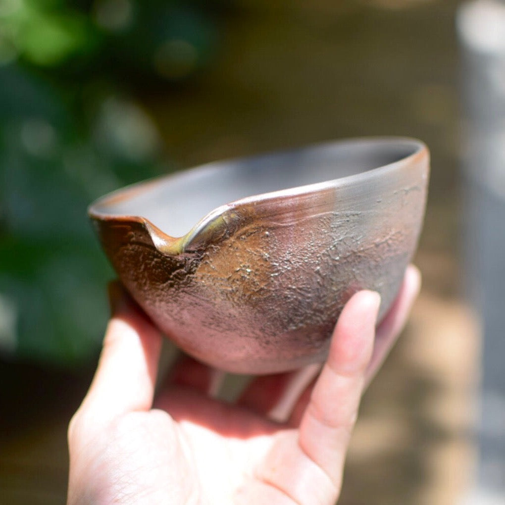 備前焼　香炉　大饗章 備前焼 香炉 大饗章 （GRADATION CRACK SAKE BOTTLE – GALLERY