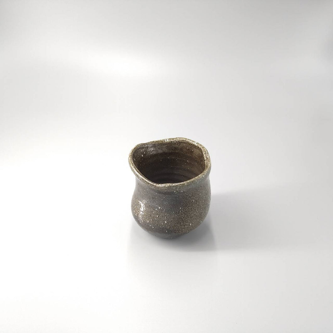 Black Bizen Sake Cup