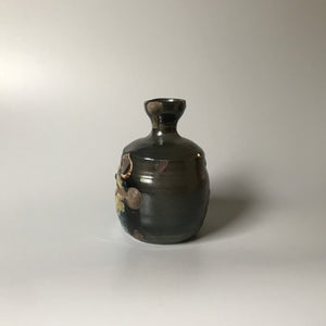 Black sake bottle