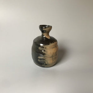 Black sake bottle