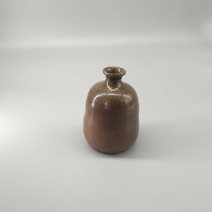 Black Bizen sake bottle